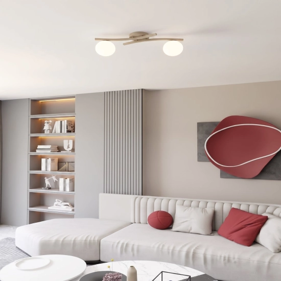 Lampa sufitowa OPUS 2 MOKKA OPAL 1782/2 EMIBIG - zdjęcie dodatkowe 4
