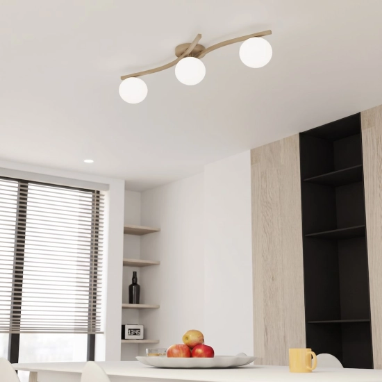 Lampa sufitowa OPUS 3 MOKKA OPAL 1782/3 EMIBIG - zdjęcie dodatkowe 5