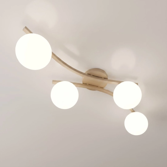 Lampa sufitowa OPUS 4 MOKKA OPAL 1782/4 EMIBIG - zdjęcie dodatkowe 2