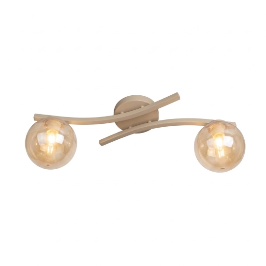 Lampa sufitowa OPUS 2 MOKKA AMBER 1783/2 EMIBIG - zdjęcie produktu