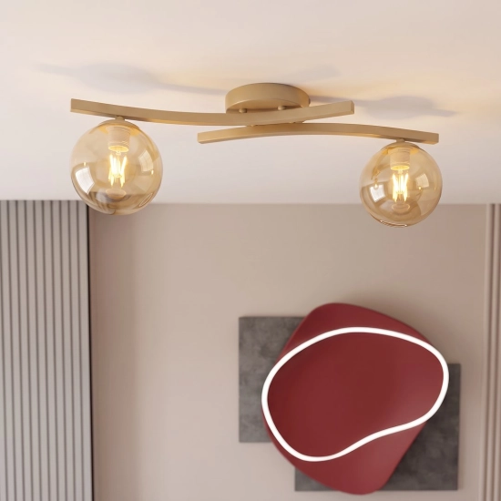 Lampa sufitowa OPUS 2 MOKKA AMBER 1783/2 EMIBIG - zdjęcie dodatkowe 3