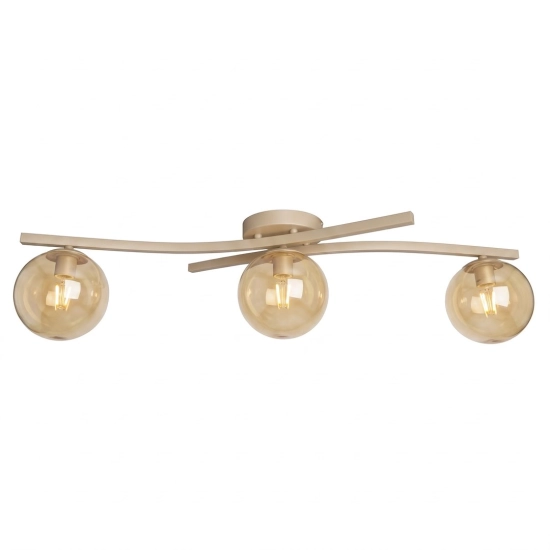Lampa sufitowa OPUS 3 MOKKA AMBER 1783/3 EMIBIG - zdjęcie dodatkowe 1