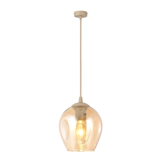 Lampa wisząca ISTAR 1 MOKKA AMBER 1785/1 EMIBIG - zdjęcie produktu