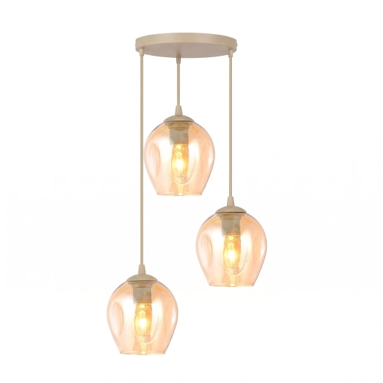 Lampa wisząca ISTAR 3PREM MOKKA AMBER 1785/3PREM EMIBIG - zdjęcie produktu