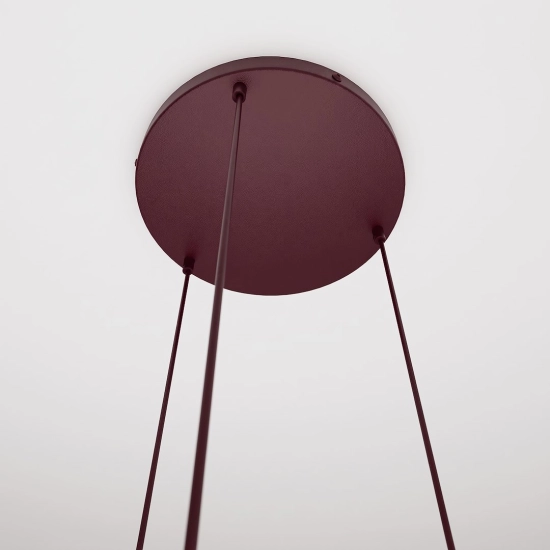 Lampa wisząca COSMO 3PREM BURGUNDY TRANSPARENT 1788/3PREM EMIBIG - zdjęcie dodatkowe 2
