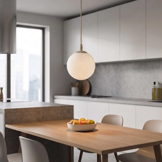 Lampa wisząca COSMO 1 MOKKA OPAL 1790/1 EMIBIG - zdjęcie dodatkowe 3