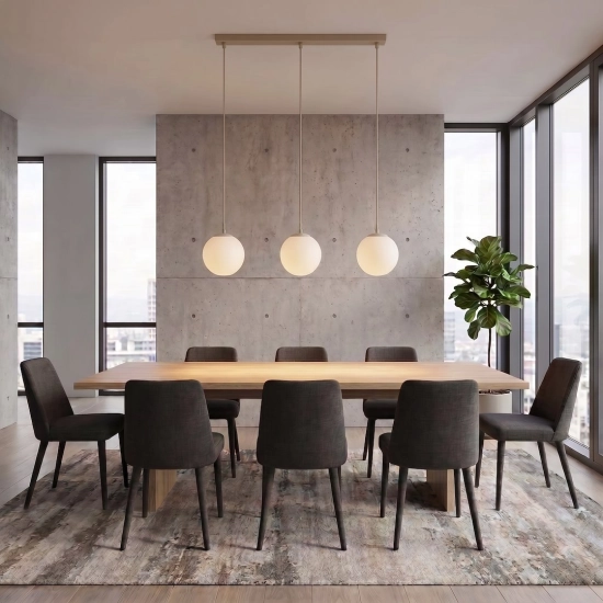 Lampa wisząca COSMO 3 MOKKA OPAL 1790/3 EMIBIG - zdjęcie dodatkowe 1