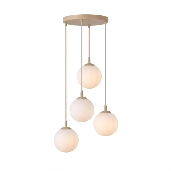 Lampa wisząca COSMO 4PREM MOKKA OPAL 1790/4PREM EMIBIG - zdjęcie produktu