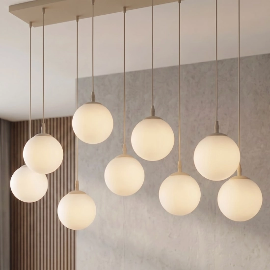Lampa wisząca COSMO 9 MOKKA OPAL 1790/9 EMIBIG - zdjęcie dodatkowe 3