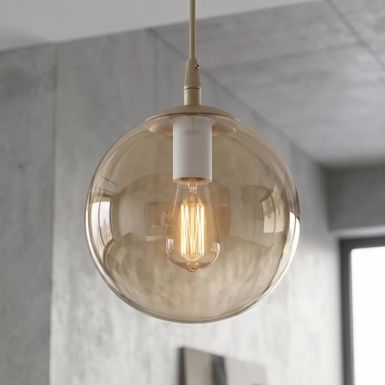 Lampa wisząca COSMO 1 MOKKA AMBER 1791/1 EMIBIG - zdjęcie dodatkowe 3