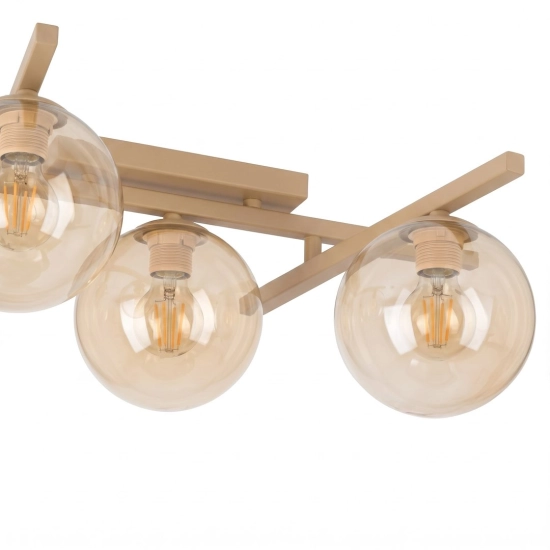 Lampa sufitowa SMART 5 MOKKA AMBER 1794/5 EMIBIG - zdjęcie dodatkowe 4