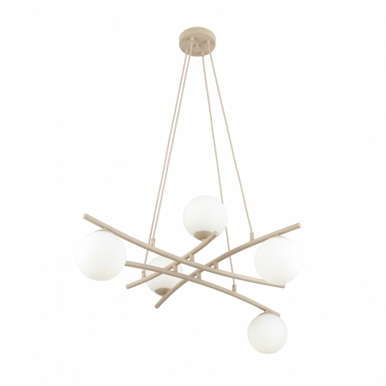 Lampa wisząca ESSA 5 MOKKA OPAL 1797/5 EMIBIG - zdjęcie produktu