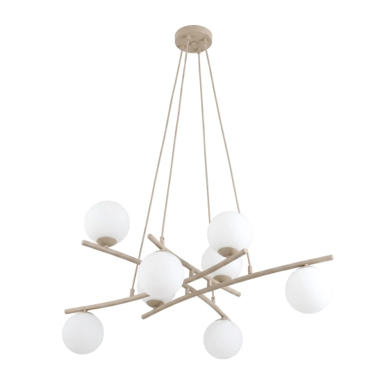 Lampa wisząca ESSA 8 MOKKA OPAL 1797/8 EMIBIG - zdjęcie produktu