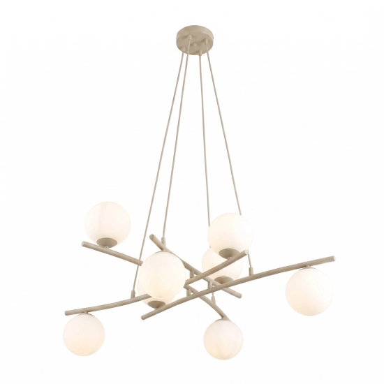 Lampa wisząca ESSA 8 MOKKA OPAL 1797/8 EMIBIG - zdjęcie dodatkowe 1