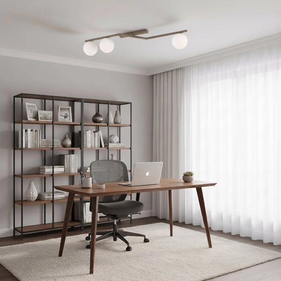 Lampa sufitowa NATON 3 MOKKA OPAL 1801/3 EMIBIG - zdjęcie dodatkowe 1