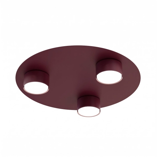 Lampa sufitowa BOLX 3 BURGUNDY 1806/3 EMIBIG - zdjęcie dodatkowe 2