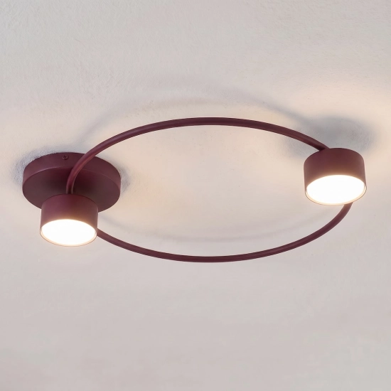 Lampa sufitowa LUCIO 2 BURGUNDY 1808/2 EMIBIG - zdjęcie dodatkowe 1