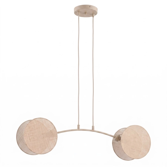 Lampa wisząca MOTIF 2 MOKKA NATURAL 1811/2 EMIBIG - zdjęcie produktu