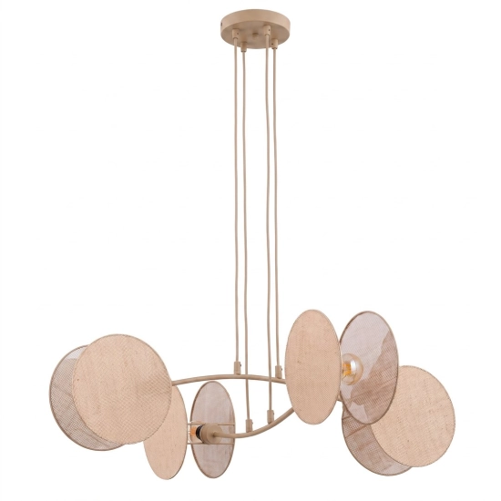 Lampa wisząca MOTIF 4 MOKKA NATURAL 1811/4 EMIBIG - zdjęcie produktu