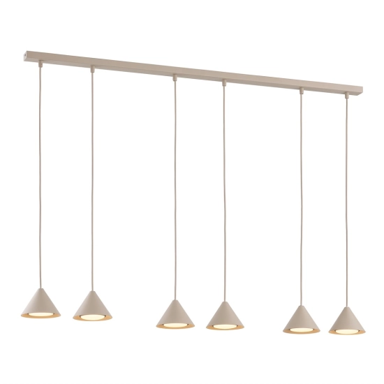 Lampa wisząca ELIT 6 MOKKA 1812/6 EMIBIG - zdjęcie produktu