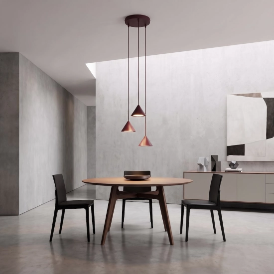Lampa wisząca ELIT 3 PREMIUM BURGUNDY 1813/3PREM EMIBIG - zdjęcie dodatkowe 1