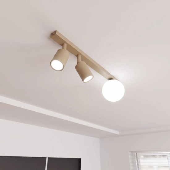 Lampa sufitowa BASTER 3 MOKKA OPAL 1814/3 EMIBIG - zdjęcie dodatkowe 2