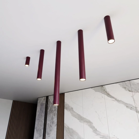 Lampa sufitowa TECNO 1L BURGUNDY 1818/1L EMIBIG - zdjęcie dodatkowe 5