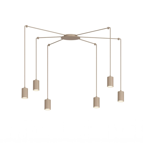 Lampa wisząca TRAKER 6 MOKKA 1821/6 EMIBIG - zdjęcie produktu
