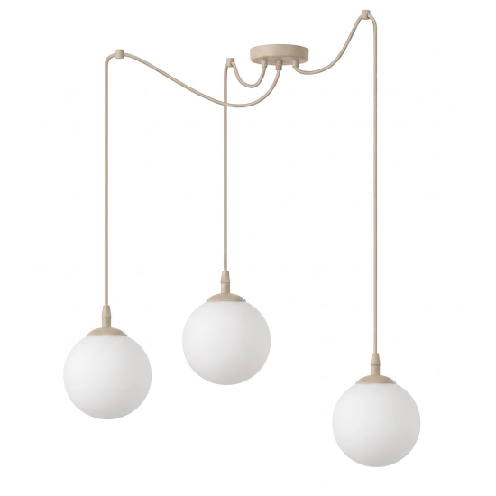 Lampa wisząca GIGI 3 MOKKA OPAL 1823/3 EMIBIG - zdjęcie produktu