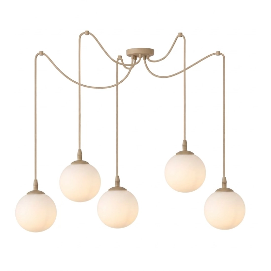 Lampa wisząca GIGI 5 MOKKA OPAL 1823/5 EMIBIG - zdjęcie produktu