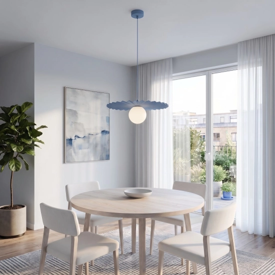 Lampa wisząca UMBRA 1 DUSTY BLUE 1827/1 EMIBIG