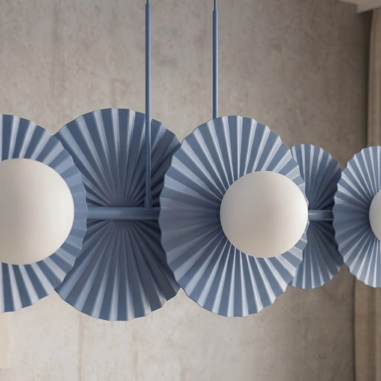 Lampa wisząca UMBRA 6 DUSTY BLUE 1827/6 EMIBIG