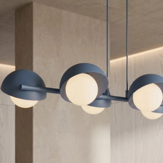 Lampa wisząca BOOM 6 DUSTY BLUE 1833/6 EMIBIG