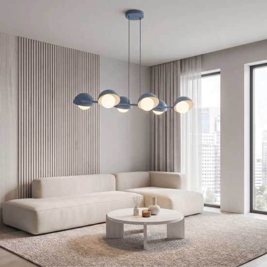 Lampa wisząca BOOM 6 DUSTY BLUE 1833/6 EMIBIG