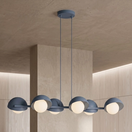 Lampa wisząca BOOM 6 DUSTY BLUE 1833/6 EMIBIG