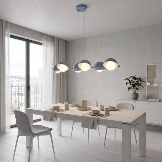 Lampa wisząca BOOM 6 DUSTY BLUE 1833/6 EMIBIG