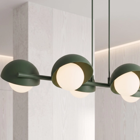 Lampa wisząca BOOM 4 OLIVE GREEN 1835/6 EMIBIG