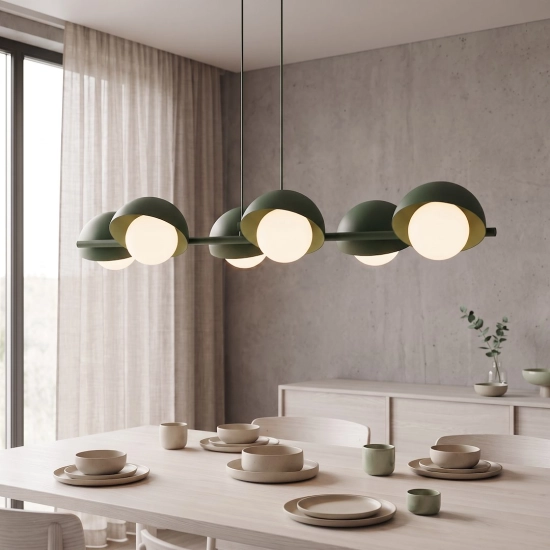 Lampa wisząca BOOM 4 OLIVE GREEN 1835/6 EMIBIG