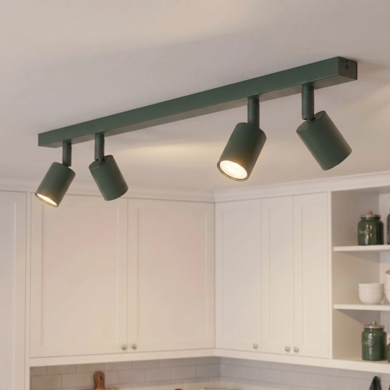 Lampa sufitowa FLASH 4 OLIVE GREEN 1838/4 EMIBIG