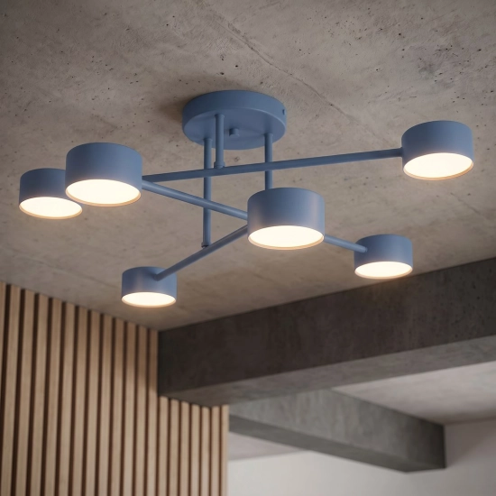 Lampa sufitowa HALO 6 DUSTY BLUE 1839/6 EMIBIG