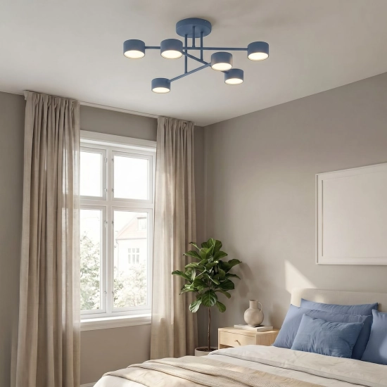 Lampa sufitowa HALO 6 DUSTY BLUE 1839/6 EMIBIG