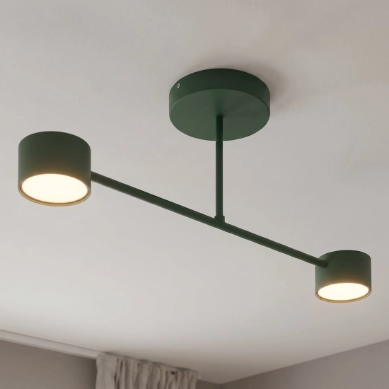 Lampa sufitowa HALO 2 OLIVE GREEN 1841/2 EMIBIG