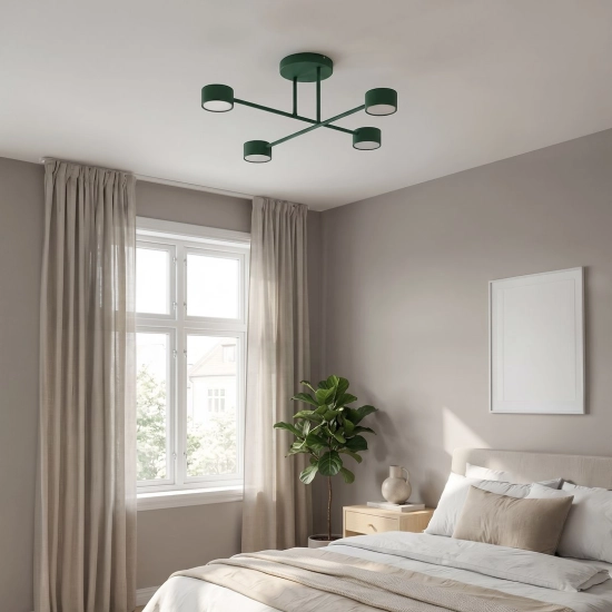 Lampa sufitowa HALO 4 OLIVE GREEN 1841/4 EMIBIG
