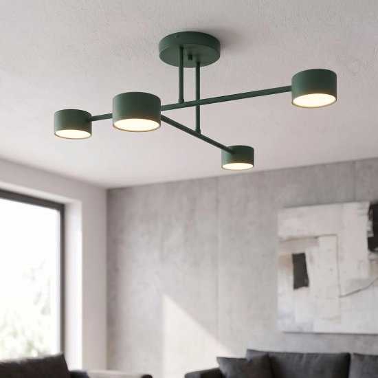 Lampa sufitowa HALO 4 OLIVE GREEN 1841/4 EMIBIG