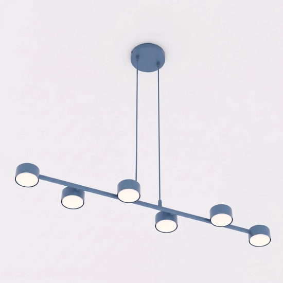 Lampa wisząca MEGARA 6 DUSTY BLUE 1842/6 EMIBIG