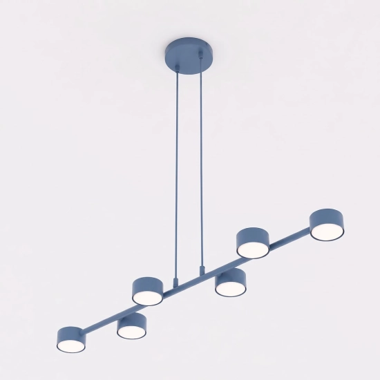 Lampa wisząca MEGARA 6 DUSTY BLUE 1842/6 EMIBIG