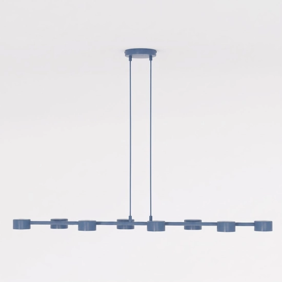 Lampa wisząca MEGARA 8 DUSTY BLUE 1842/8 EMIBIG