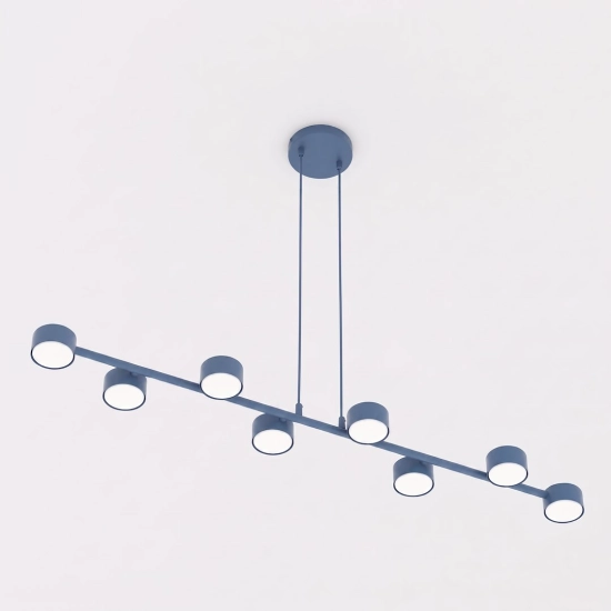 Lampa wisząca MEGARA 8 DUSTY BLUE 1842/8 EMIBIG