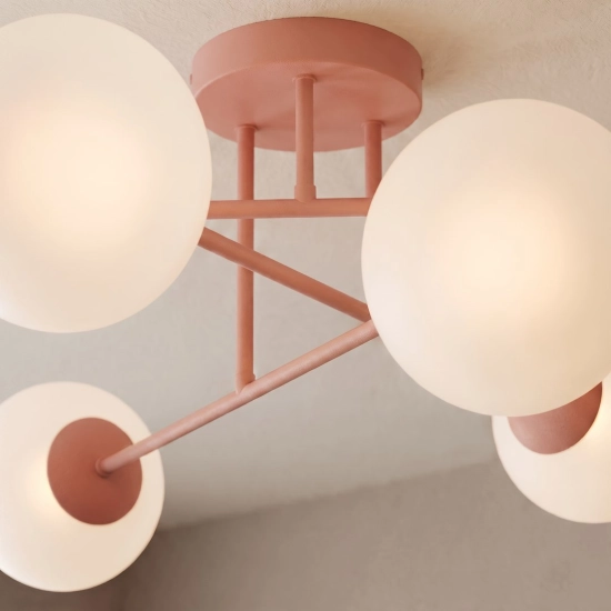 Lampa sufitowa ROMA 6 CORAL OPAL 1846/6 EMIBIG