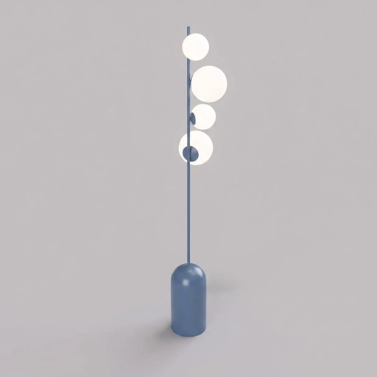 Lampa podłogowa ETNO LP4 DUSTY BLUE 1860/LP4 EMIBIG